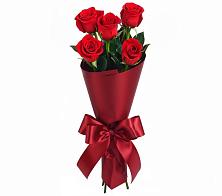 Букет 5 Красных роз Эдлесс Лав в Первомайском Ставропольского края