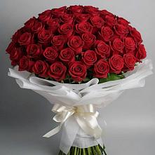 Букет 101 Красная роза Блэк Мэджик в Первомайском Ставропольского края
