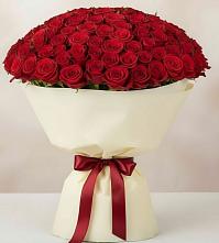Букет 101 Красная роза Милано в Первомайском Ставропольского края