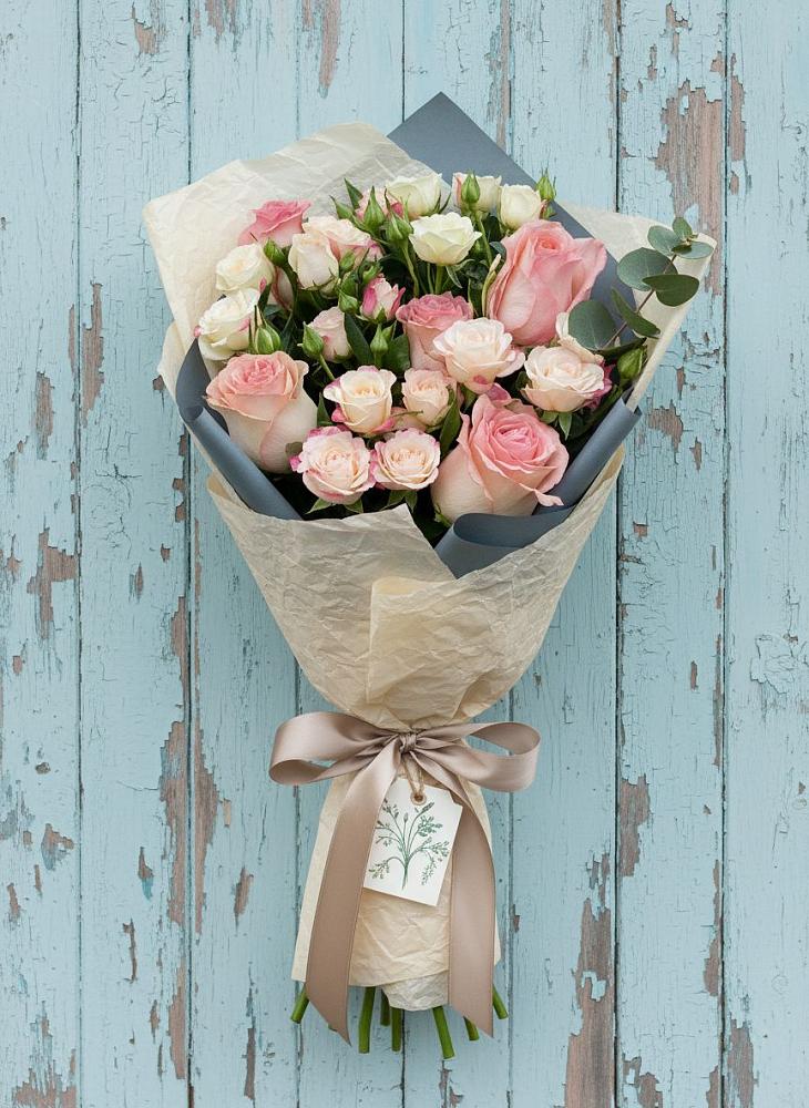 Букет цветов из: Розы в Первомайском Ставропольского края