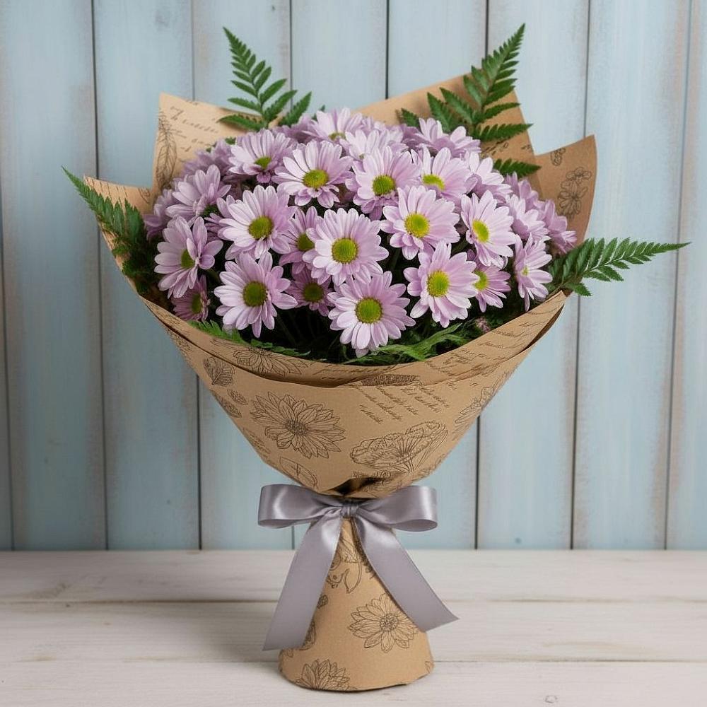 Букет цветов из: Хризантемы в Первомайском Ставропольского края