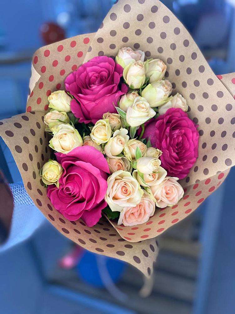 Букет цветов из: Розы в Первомайском Ставропольского края