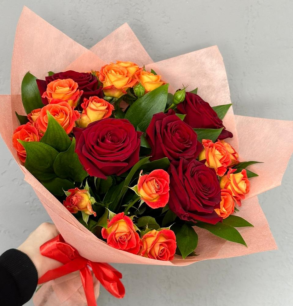 Букет Любовь и восторг в Первомайском Ставропольского края