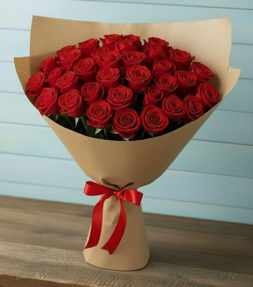 Букет Красные розы Милано в Первомайском Ставропольского края