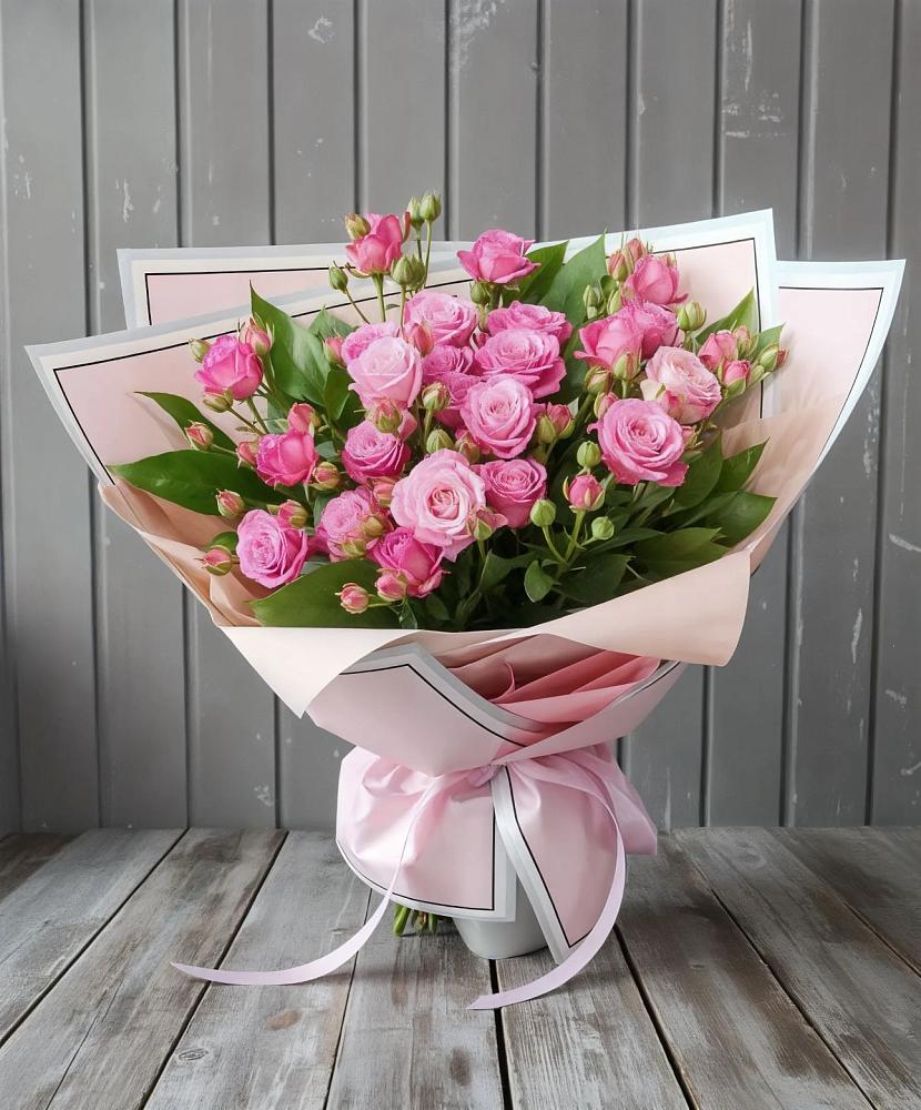 Букет Розовый кустик в Первомайском Ставропольского края