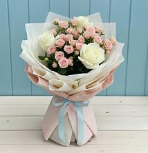 Букет цветов из:  Розы в Первомайском Ставропольского края