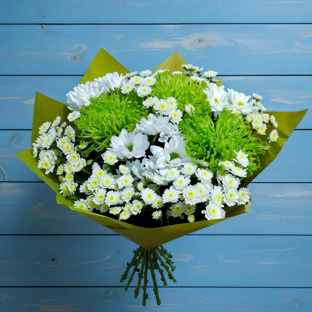 Букет цветов из: Хризантемы в Первомайском Ставропольского края