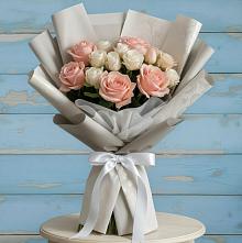 Букет цветов из:  Розы #REPLACE_PRED# Первомайском Ставропольского края