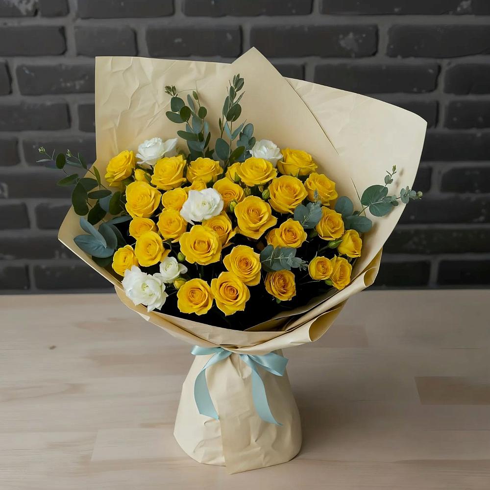 Букет цветов из: Розы в Первомайском Ставропольского края