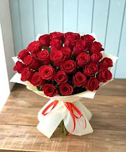 Букет 29 Красных роз в Первомайском Ставропольского края
