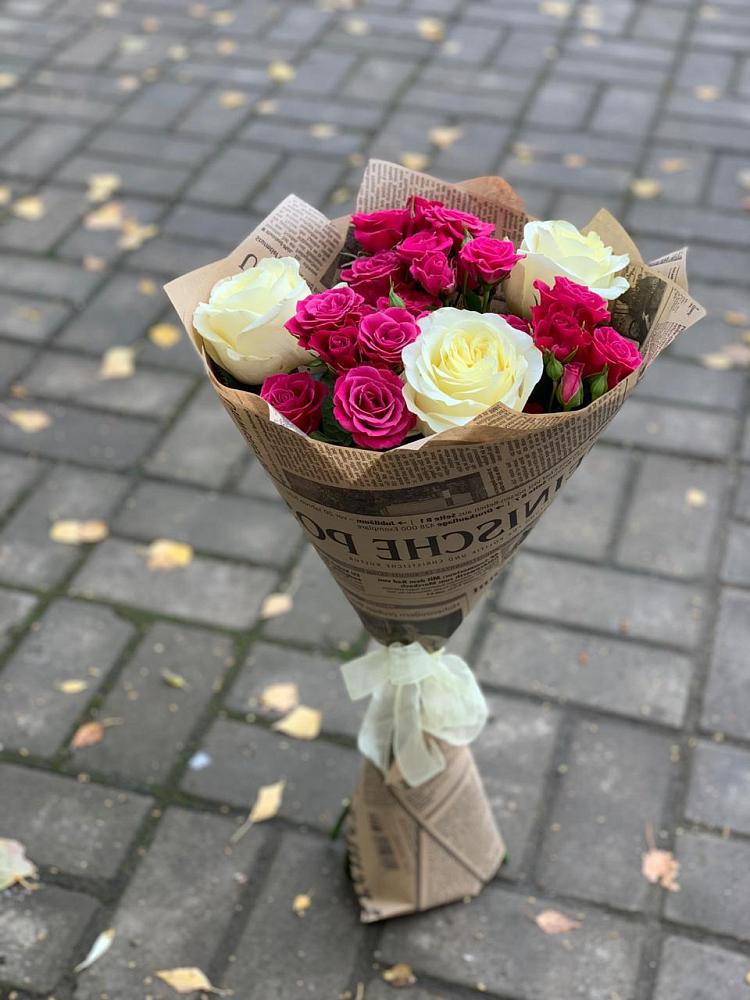 Букет цветов из: Розы в Первомайском Ставропольского края