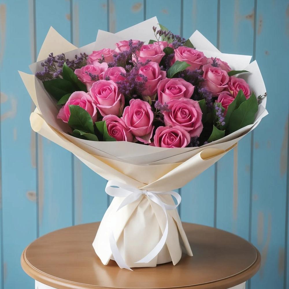 Букет цветов из: Розы в Первомайском Ставропольского края